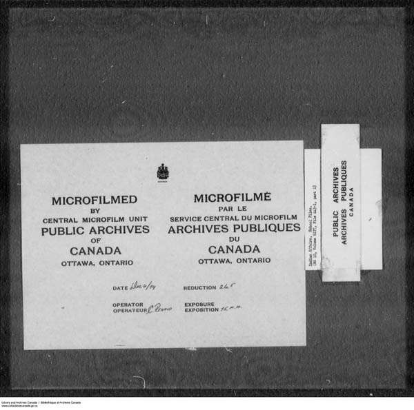 Titre : Srie des dossiers relatifs aux coles - 1879-1953 (RG10) - N d'enregistrement Mikan : 161918 - Microforme : c-7914