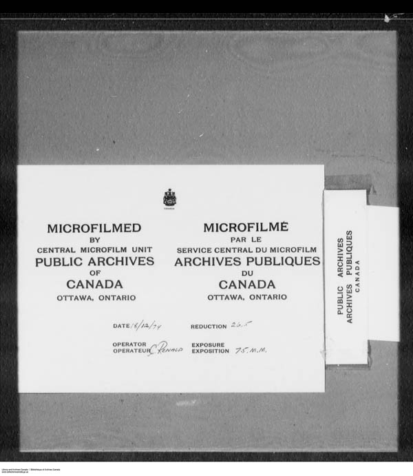 Titre : Srie des dossiers relatifs aux coles - 1879-1953 (RG10) - N d'enregistrement Mikan : 161918 - Microforme : c-7924