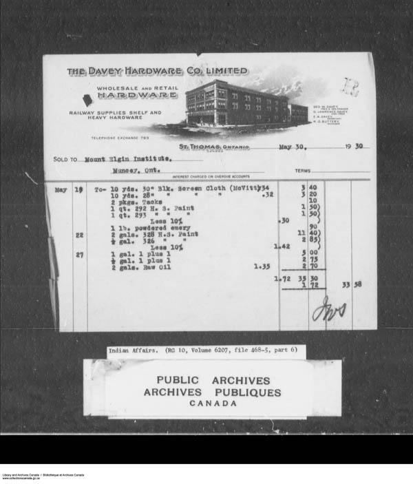 Titre : Srie des dossiers relatifs aux coles - 1879-1953 (RG10) - N d'enregistrement Mikan : 161918 - Microforme : c-7938