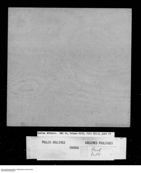 Title: School Files Series - 1879-1953 (RG10) - Mikan Number: 157505 - Microform: c-7962