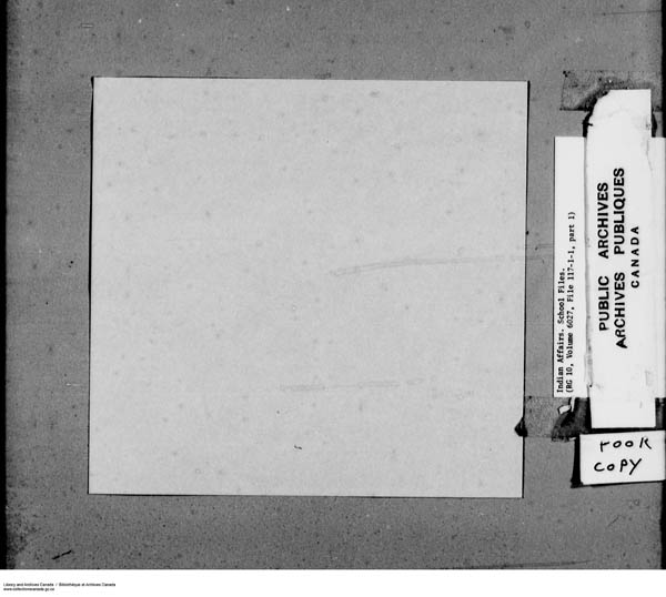 Title: School Files Series - 1879-1953 (RG10) - Mikan Number: 157505 - Microform: c-8147
