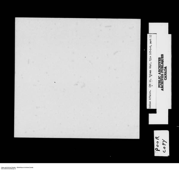 Title: School Files Series - 1879-1953 (RG10) - Mikan Number: 157505 - Microform: c-8154