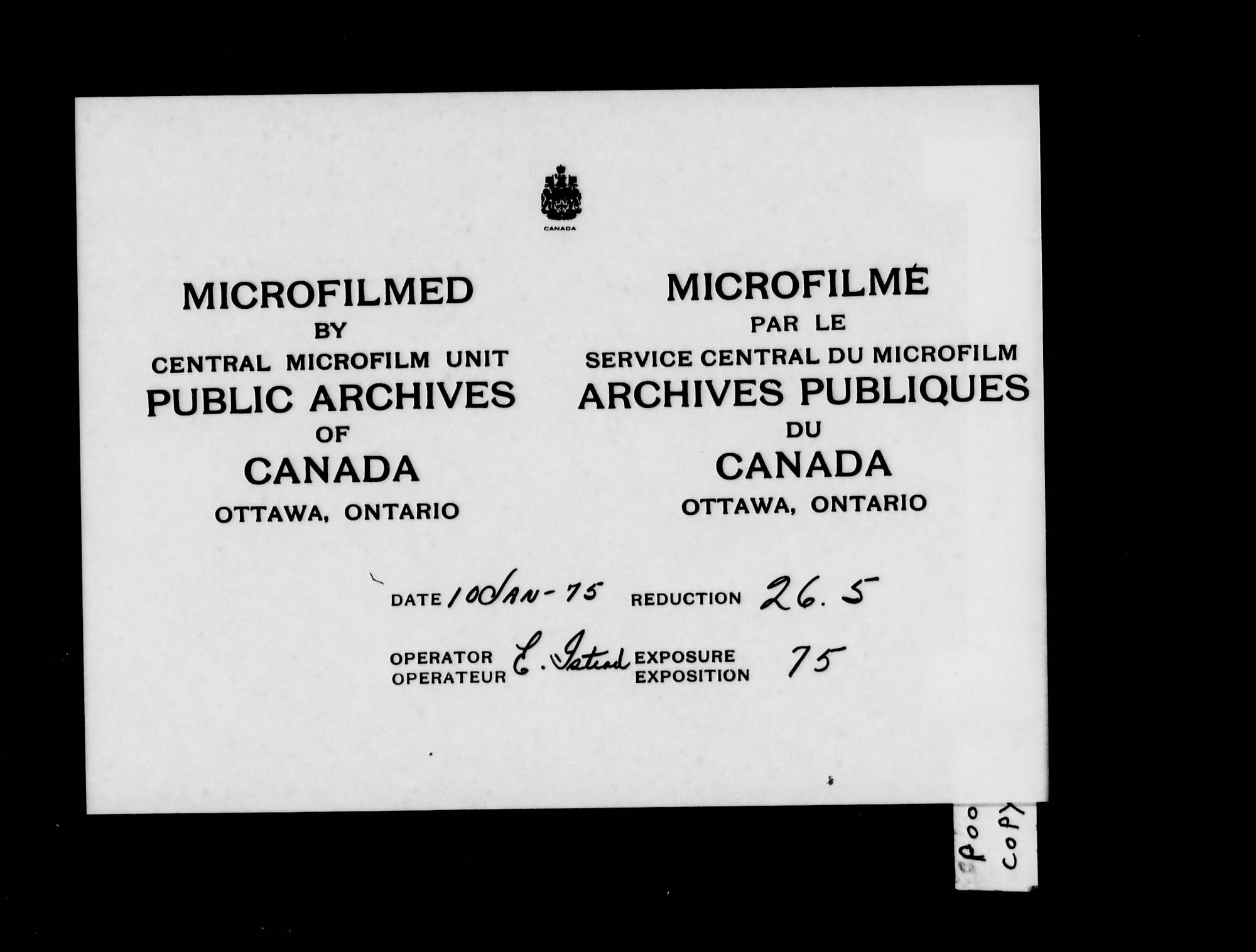 Title: School Files Series - 1879-1953 (RG10) - Mikan Number: 157505 - Microform: c-8155