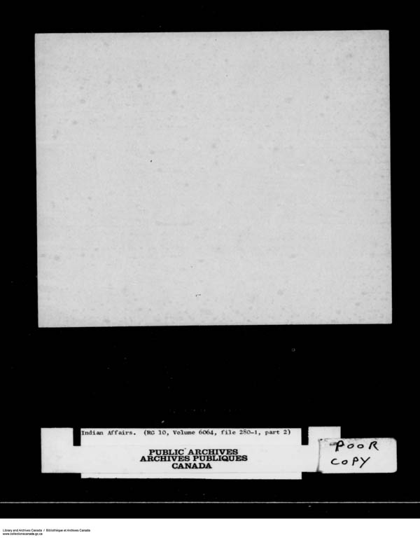 Title: School Files Series - 1879-1953 (RG10) - Mikan Number: 157505 - Microform: c-8165