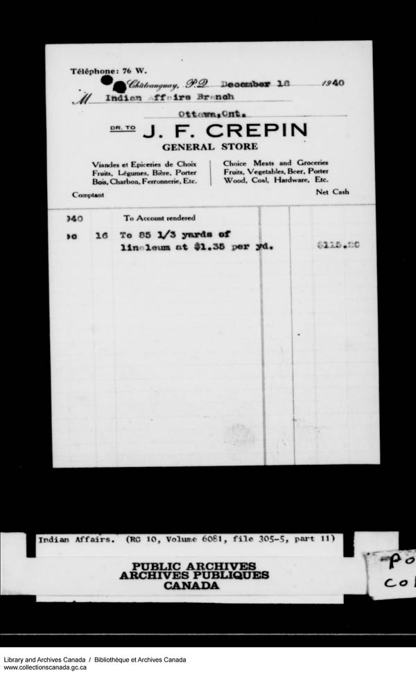 Title: School Files Series - 1879-1953 (RG10) - Mikan Number: 157505 - Microform: c-8172