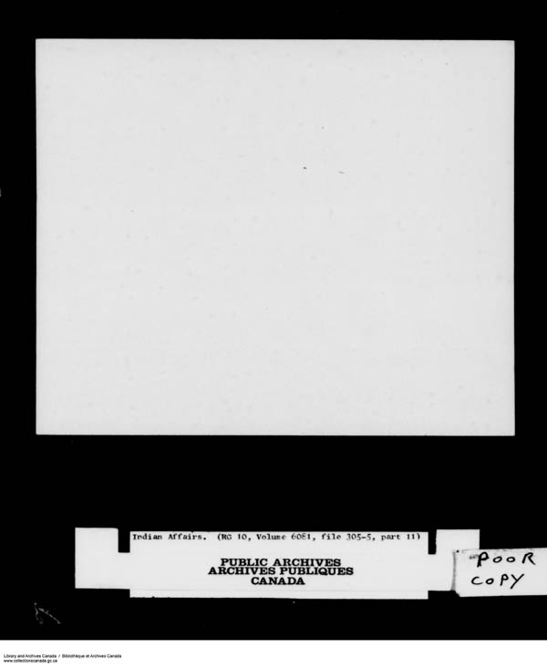 Title: School Files Series - 1879-1953 (RG10) - Mikan Number: 157505 - Microform: c-8173