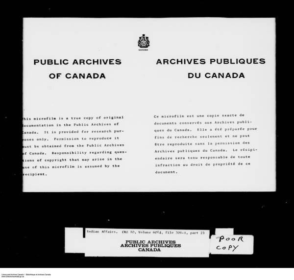 Title: School Files Series - 1879-1953 (RG10) - Mikan Number: 157505 - Microform: c-8175
