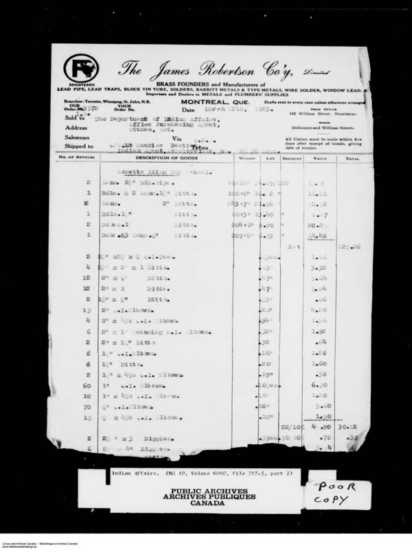 Title: School Files Series - 1879-1953 (RG10) - Mikan Number: 157505 - Microform: c-8177