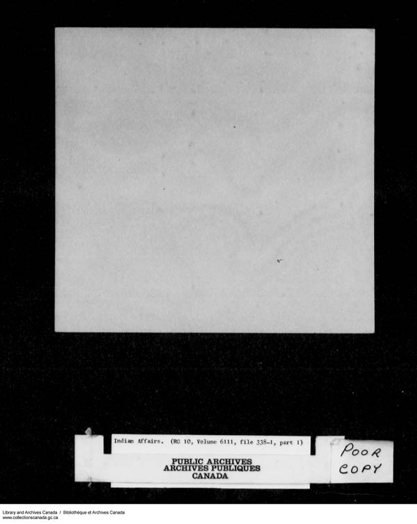 Title: School Files Series - 1879-1953 (RG10) - Mikan Number: 157505 - Microform: c-8189