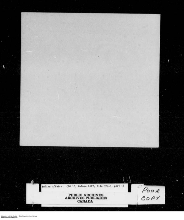 Title: School Files Series - 1879-1953 (RG10) - Mikan Number: 157505 - Microform: c-8192
