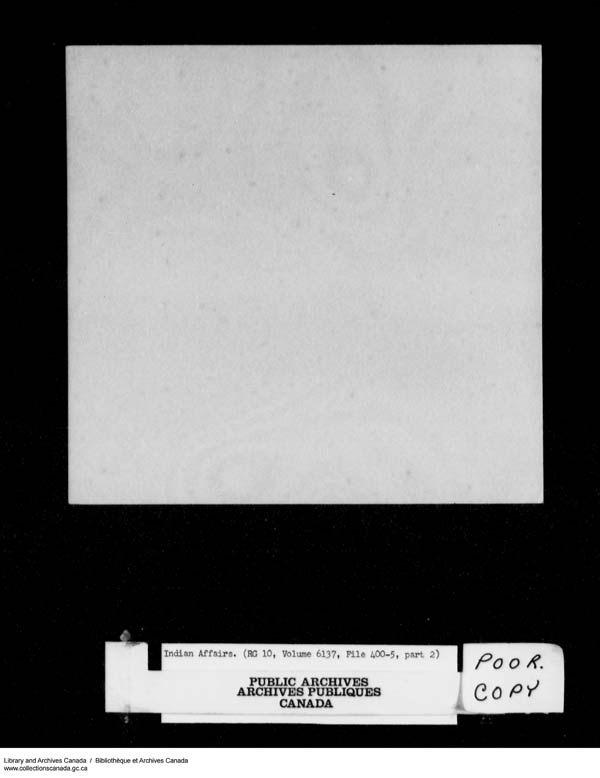 Title: School Files Series - 1879-1953 (RG10) - Mikan Number: 157505 - Microform: c-8202
