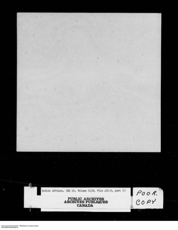 Title: School Files Series - 1879-1953 (RG10) - Mikan Number: 157505 - Microform: c-8203