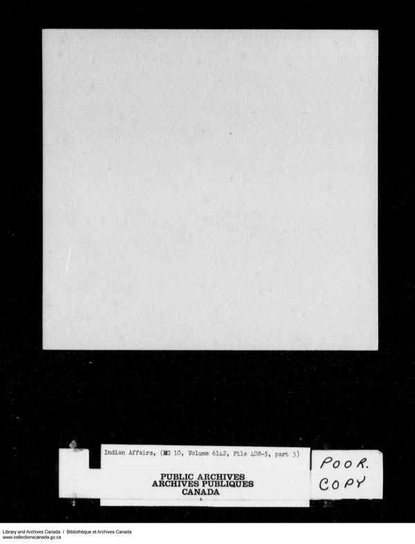 Title: School Files Series - 1879-1953 (RG10) - Mikan Number: 157505 - Microform: c-8205