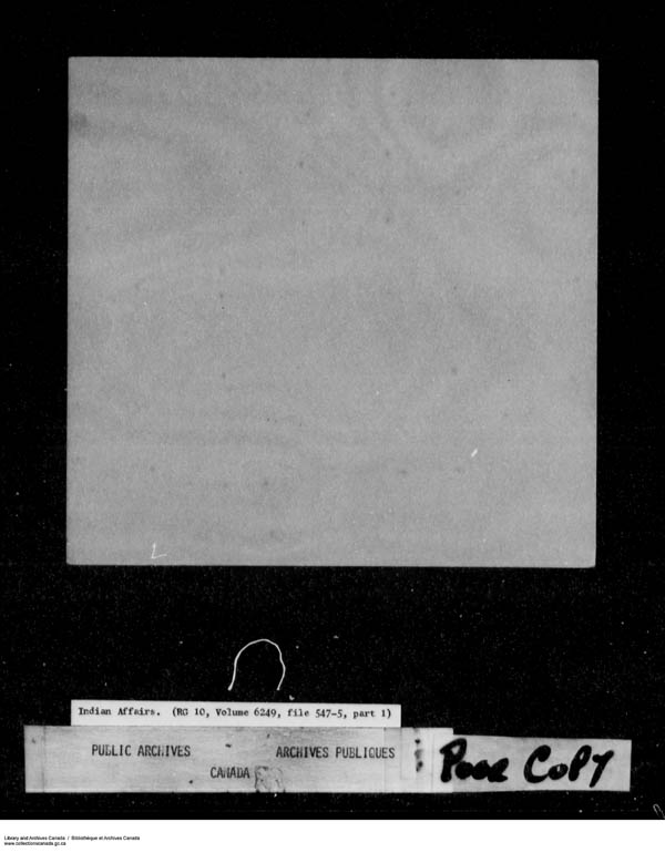 Title: School Files Series - 1879-1953 (RG10) - Mikan Number: 157505 - Microform: c-8644