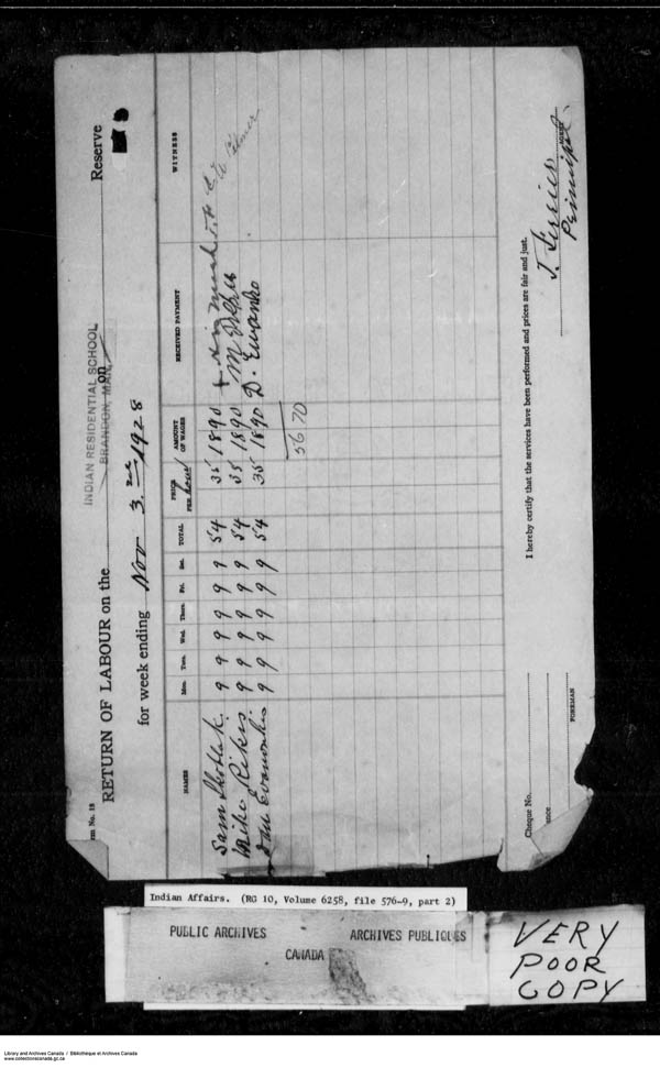 Title: School Files Series - 1879-1953 (RG10) - Mikan Number: 157505 - Microform: c-8649