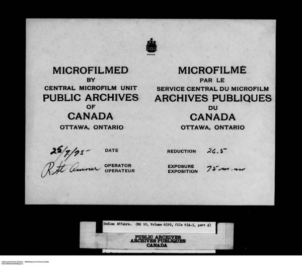 Title: School Files Series - 1879-1953 (RG10) - Mikan Number: 157505 - Microform: c-8686