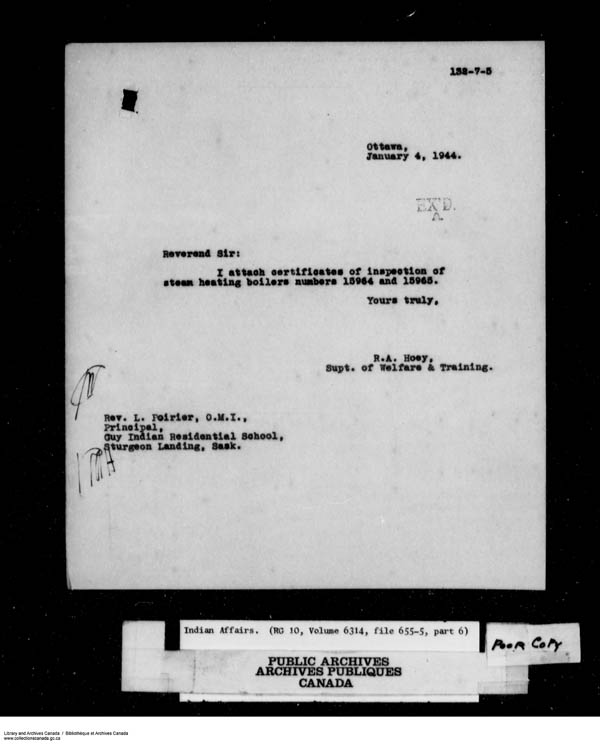 Title: School Files Series - 1879-1953 (RG10) - Mikan Number: 157505 - Microform: c-8689