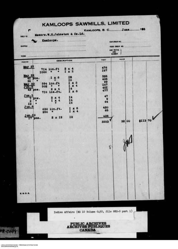 Title: School Files Series - 1879-1953 (RG10) - Mikan Number: 157505 - Microform: c-8773