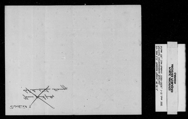 Titre : Fonds sir John Thompson - Lettres reues - N d'enregistrement Mikan : 129822 - Microforme : c-9257
