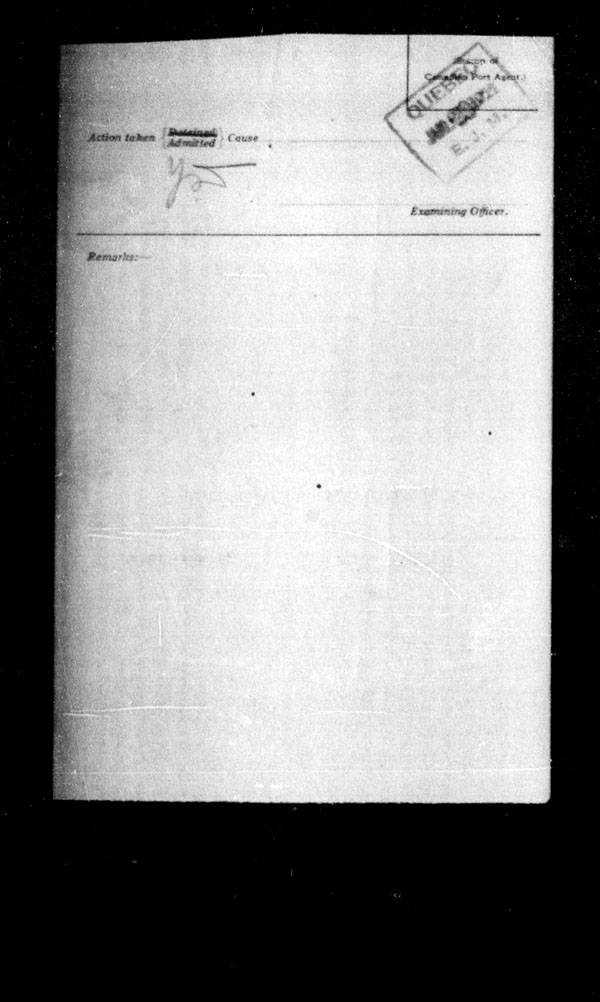 Title: Ocean Arrivals, Form 30A, 1919-1924 - Mikan Number: 161349 - Microform: t-15059