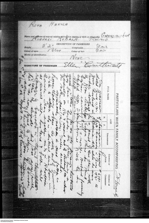 Title: Border Entry, Form 30, 1919-1924 - Mikan Number: 161377 - Microform: t-15269