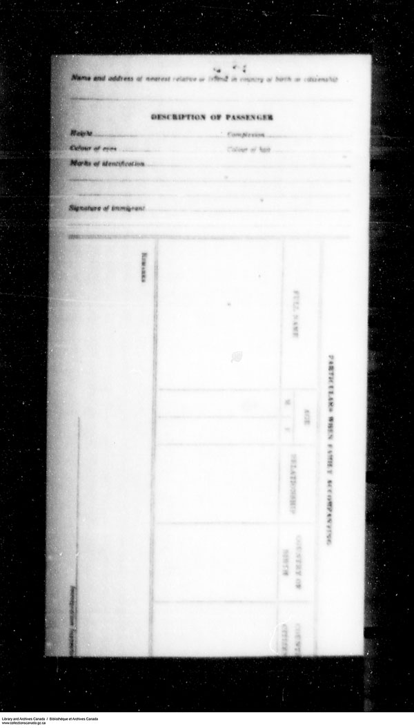 Title: Border Entry, Form 30, 1919-1924 - Mikan Number: 161377 - Microform: t-15277