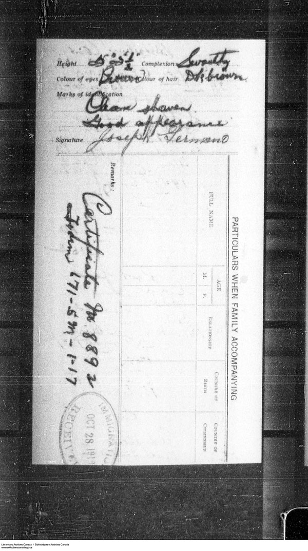 Title: Border Entry, Form 30, 1919-1924 - Mikan Number: 161377 - Microform: t-15282