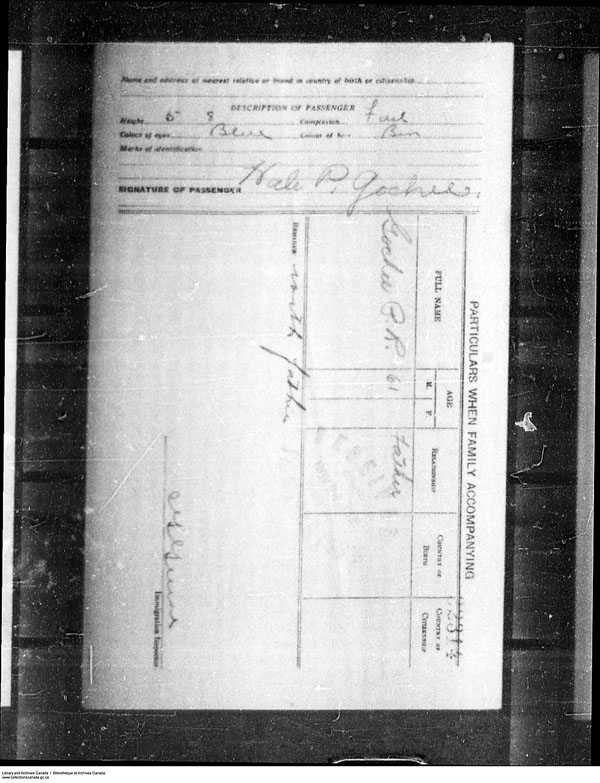 Title: Border Entry, Form 30, 1919-1924 - Mikan Number: 161377 - Microform: t-15283
