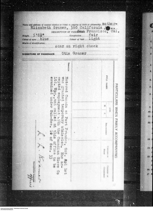 Title: Border Entry, Form 30, 1919-1924 - Mikan Number: 161377 - Microform: t-15283