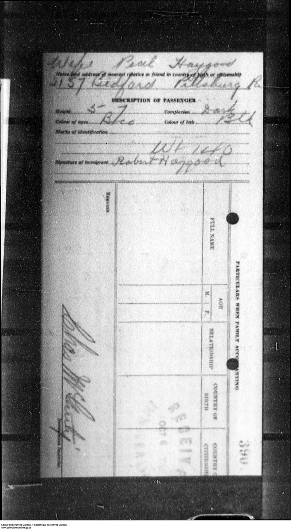 Title: Border Entry, Form 30, 1919-1924 - Mikan Number: 161377 - Microform: t-15287