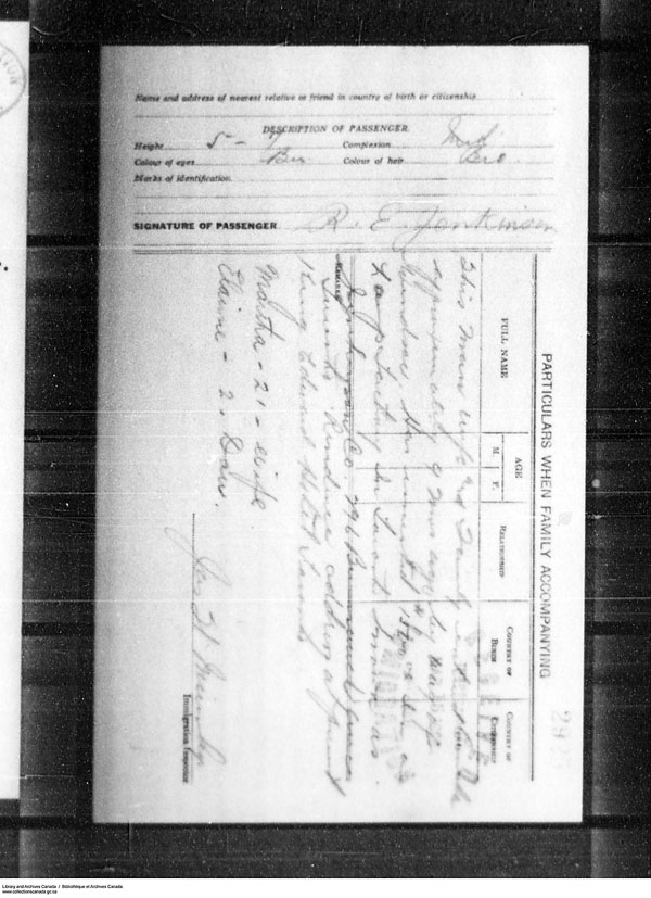 Title: Border Entry, Form 30, 1919-1924 - Mikan Number: 161377 - Microform: t-15292