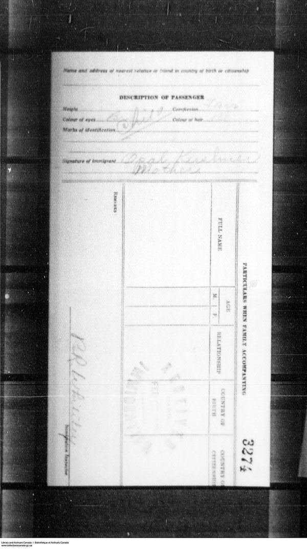 Title: Border Entry, Form 30, 1919-1924 - Mikan Number: 161377 - Microform: t-15295
