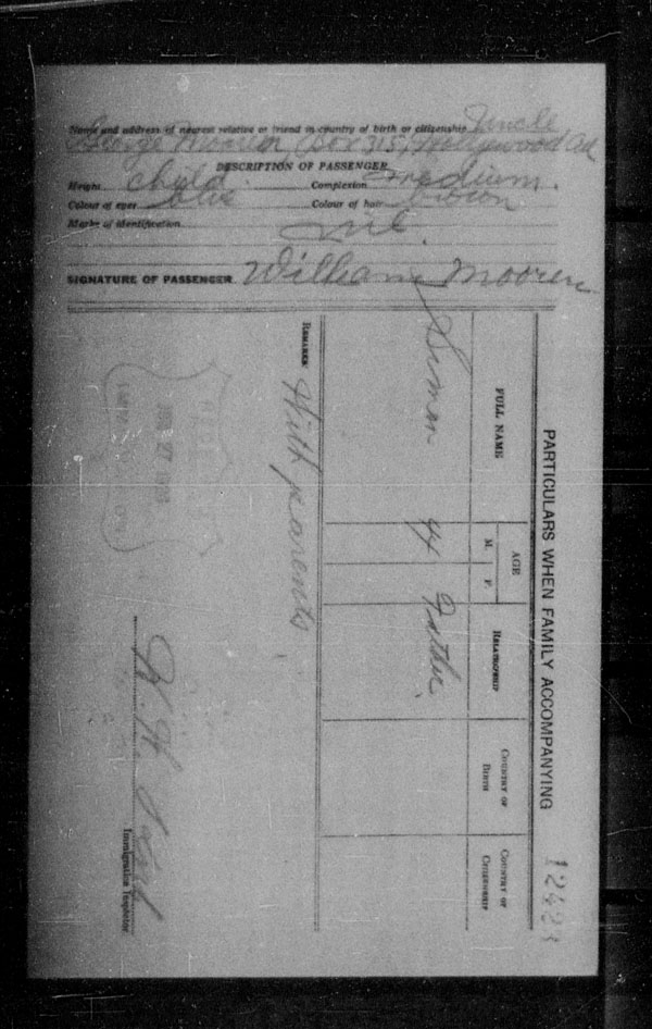 Title: Border Entry, Form 30, 1919-1924 - Mikan Number: 161377 - Microform: t-15311