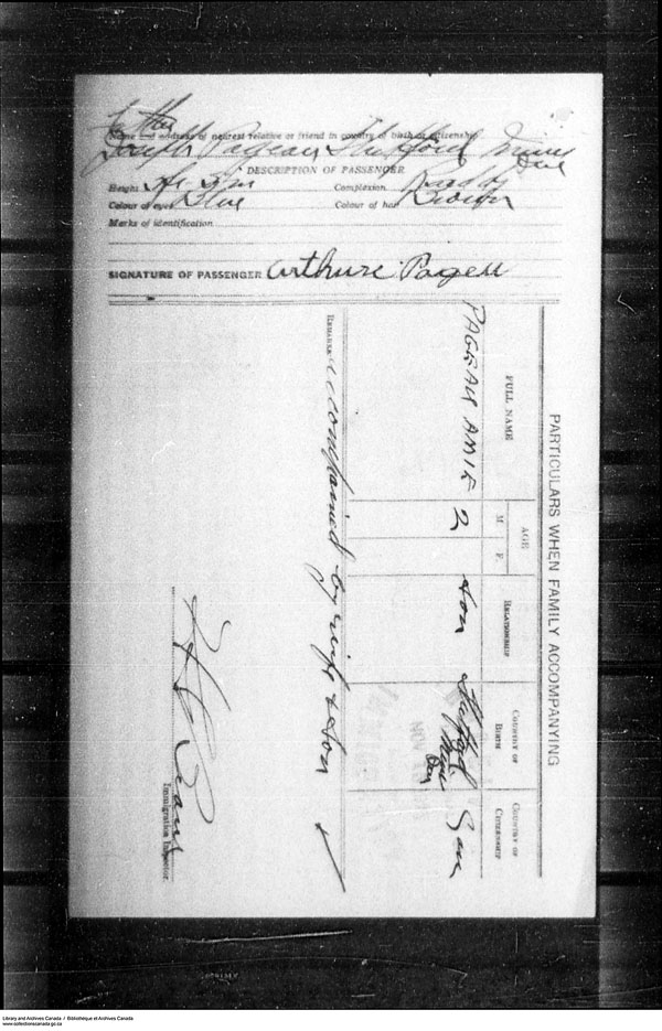 Title: Border Entry, Form 30, 1919-1924 - Mikan Number: 161377 - Microform: t-15316