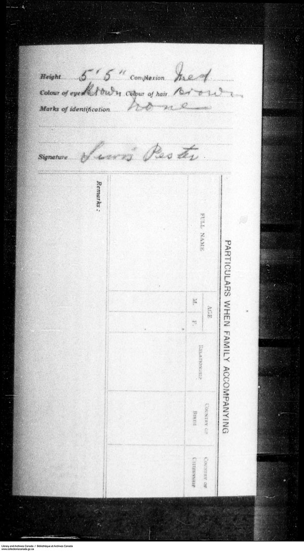 Title: Border Entry, Form 30, 1919-1924 - Mikan Number: 161377 - Microform: t-15318