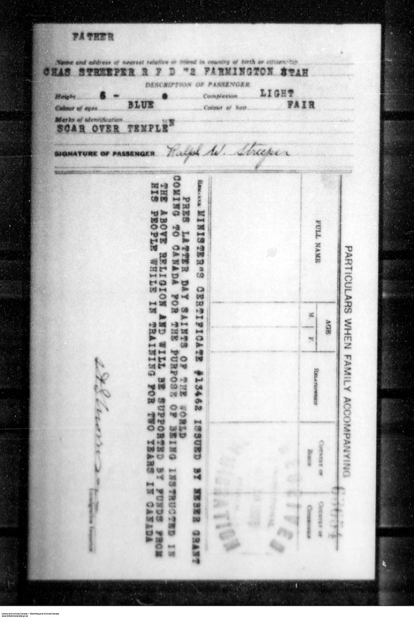 Title: Border Entry, Form 30, 1919-1924 - Mikan Number: 161377 - Microform: t-15332