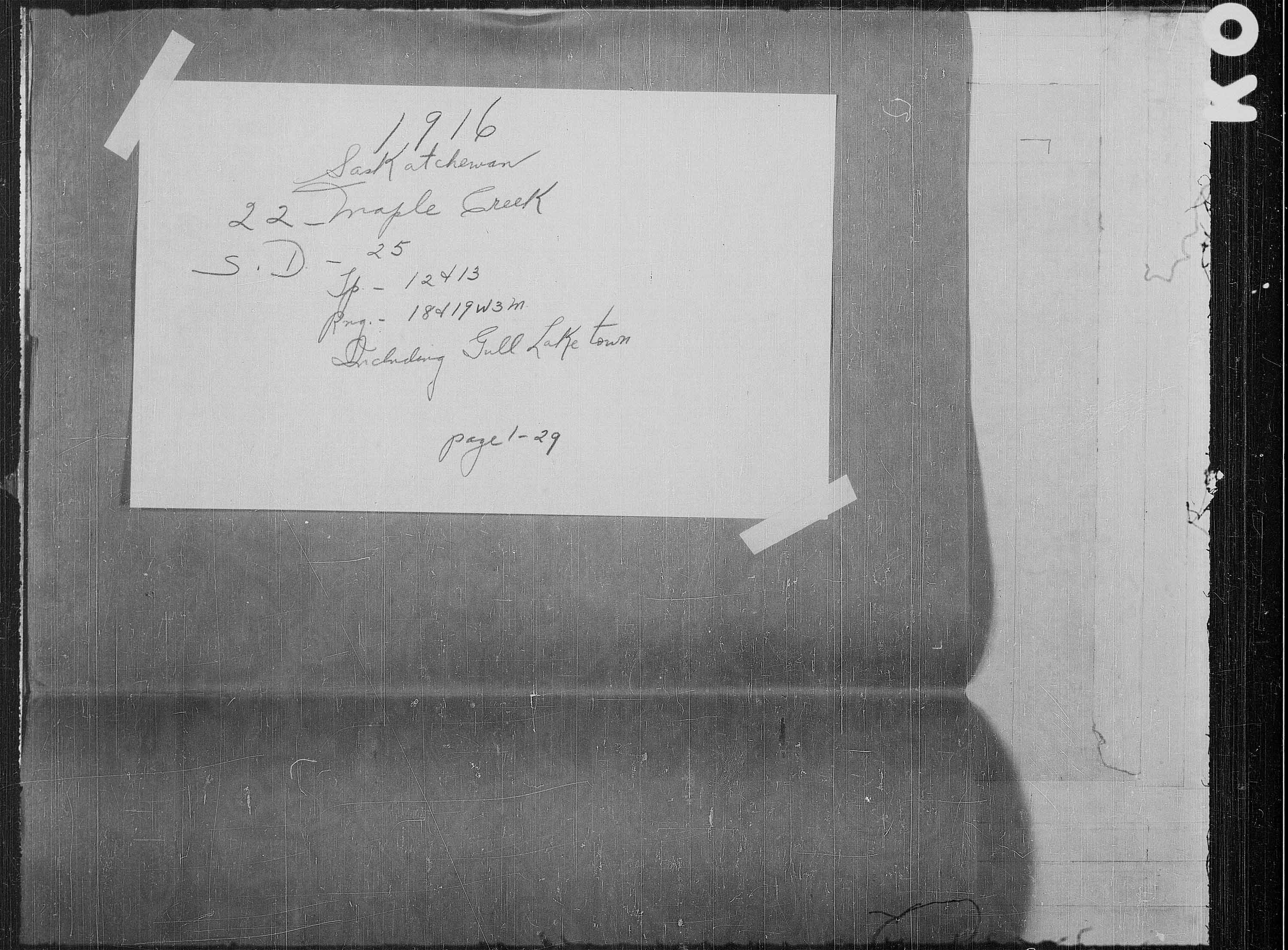 Titre : Recensement des provinces des prairies (1916) - N d'enregistrement Mikan : 3800575 - Microforme : t-21931