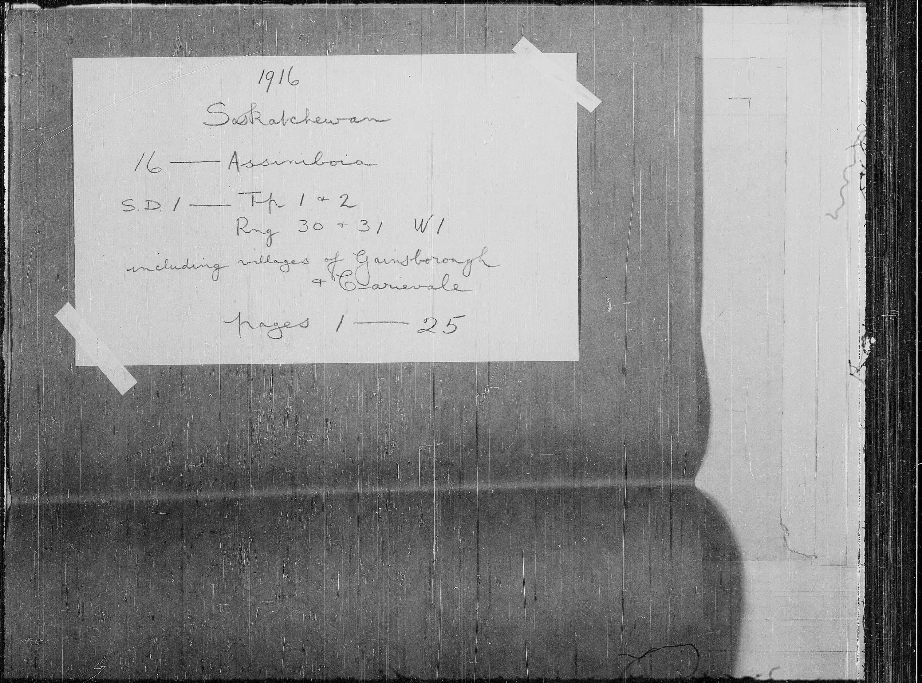 Titre : Recensement des provinces des prairies (1916) - N d'enregistrement Mikan : 3800575 - Microforme : t-21935