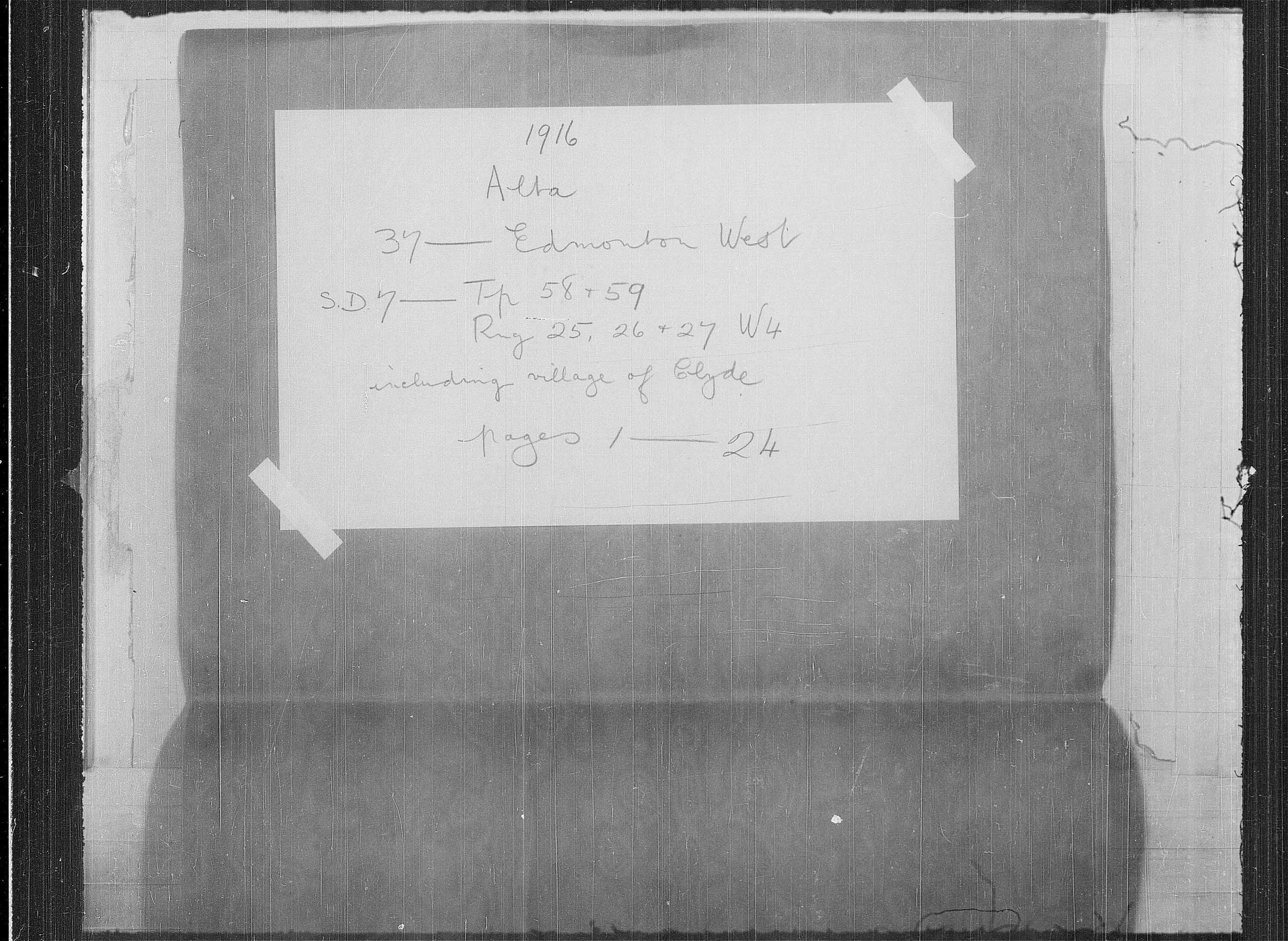 Titre : Recensement des provinces des prairies (1916) - N d'enregistrement Mikan : 3800575 - Microforme : t-21951