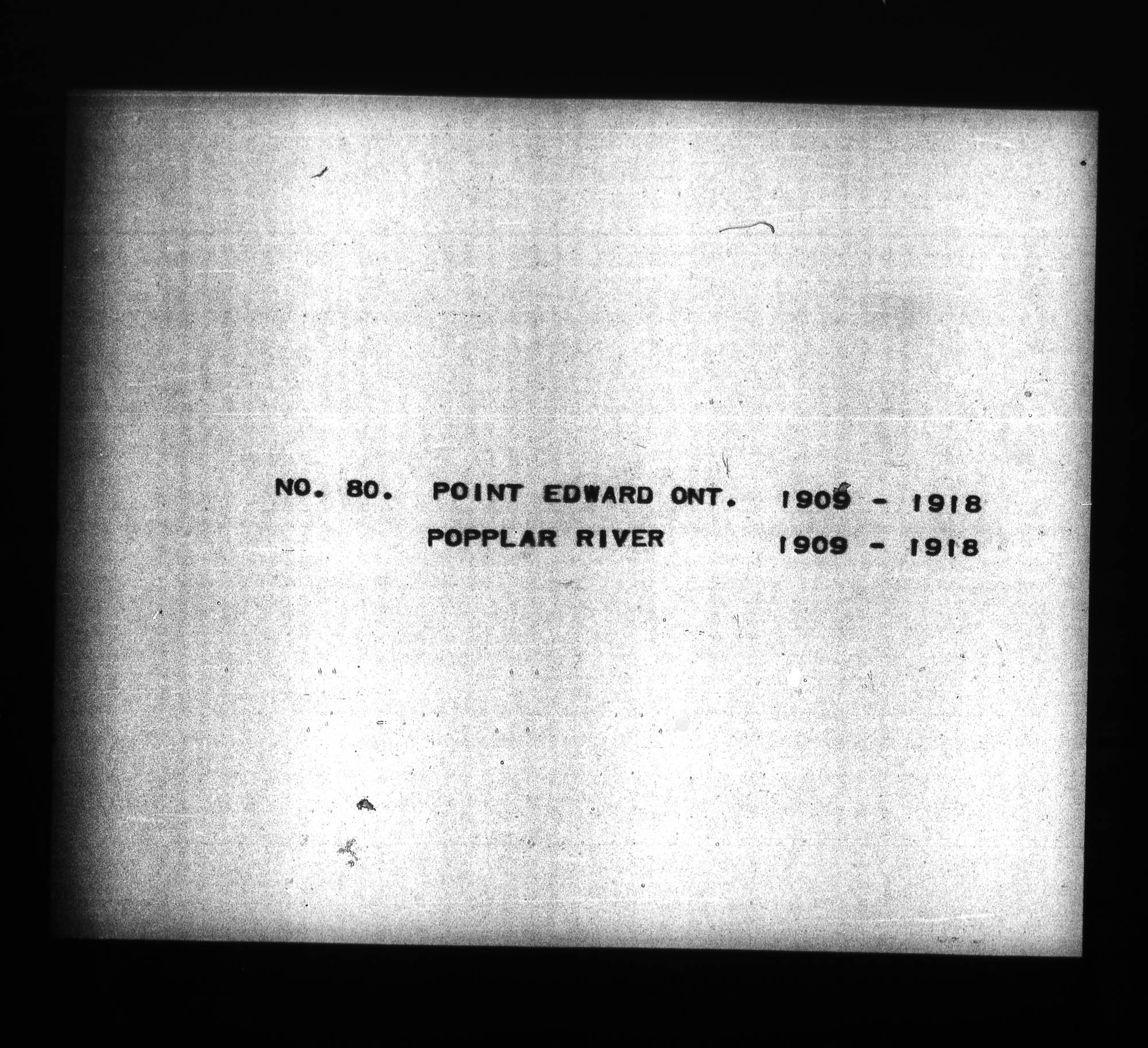 Titre : Arrives par la frontire, 1908-1918 - N d'enregistrement Mikan : 179161 - Microforme : t-5496