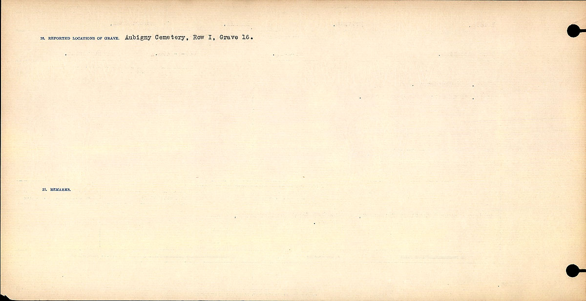 Title: Circumstances of Death Registers, First World War - Mikan Number: 46246 - Microform: 31829_B016748