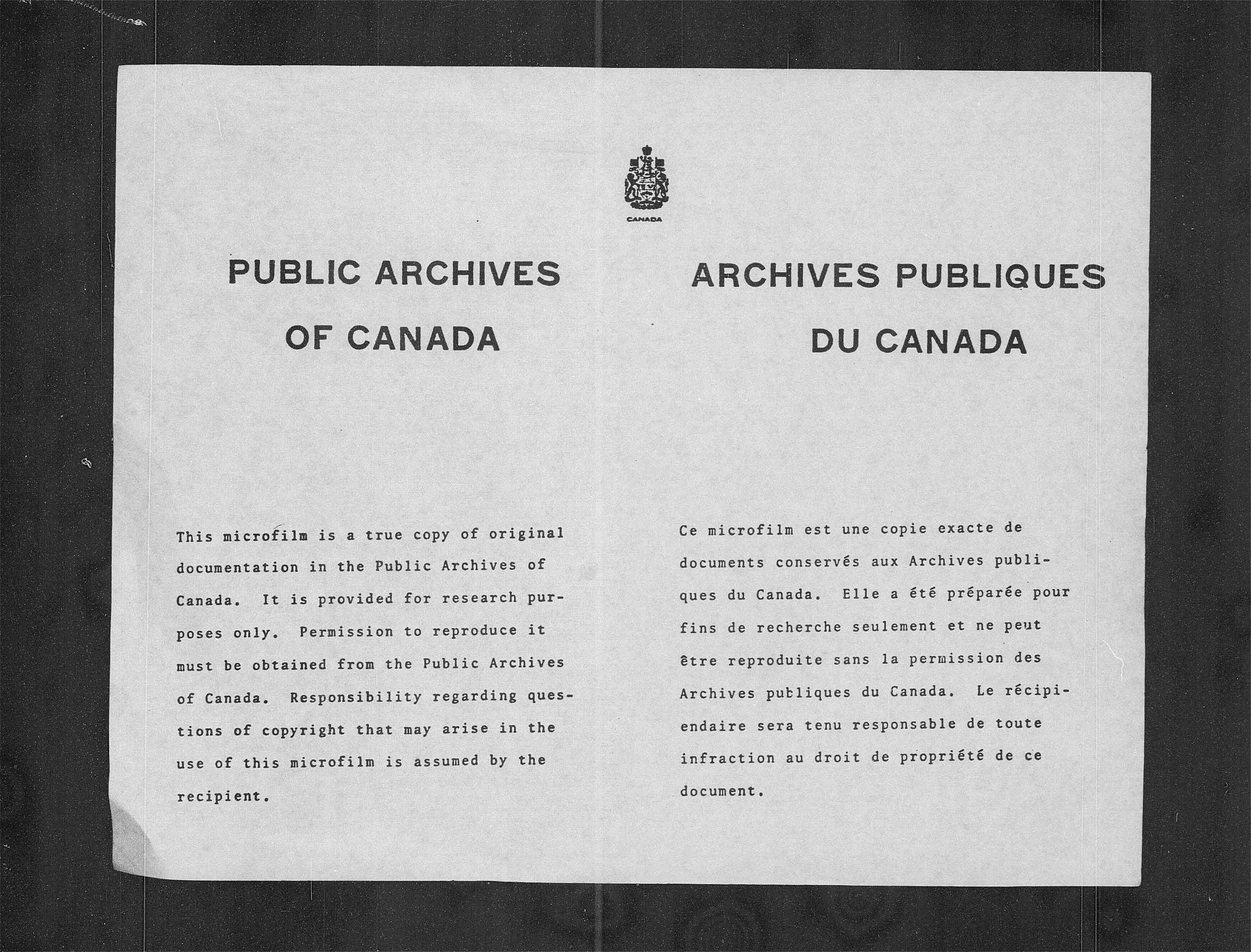 Title: Census of Canada, 1871 - Mikan Number: 142105 - Microform: c-10041