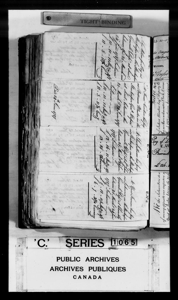 Title: British Military and Naval Records (RG 8, C Series) - DOCUMENTS - Mikan Number: 105012 - Microform: c-1464