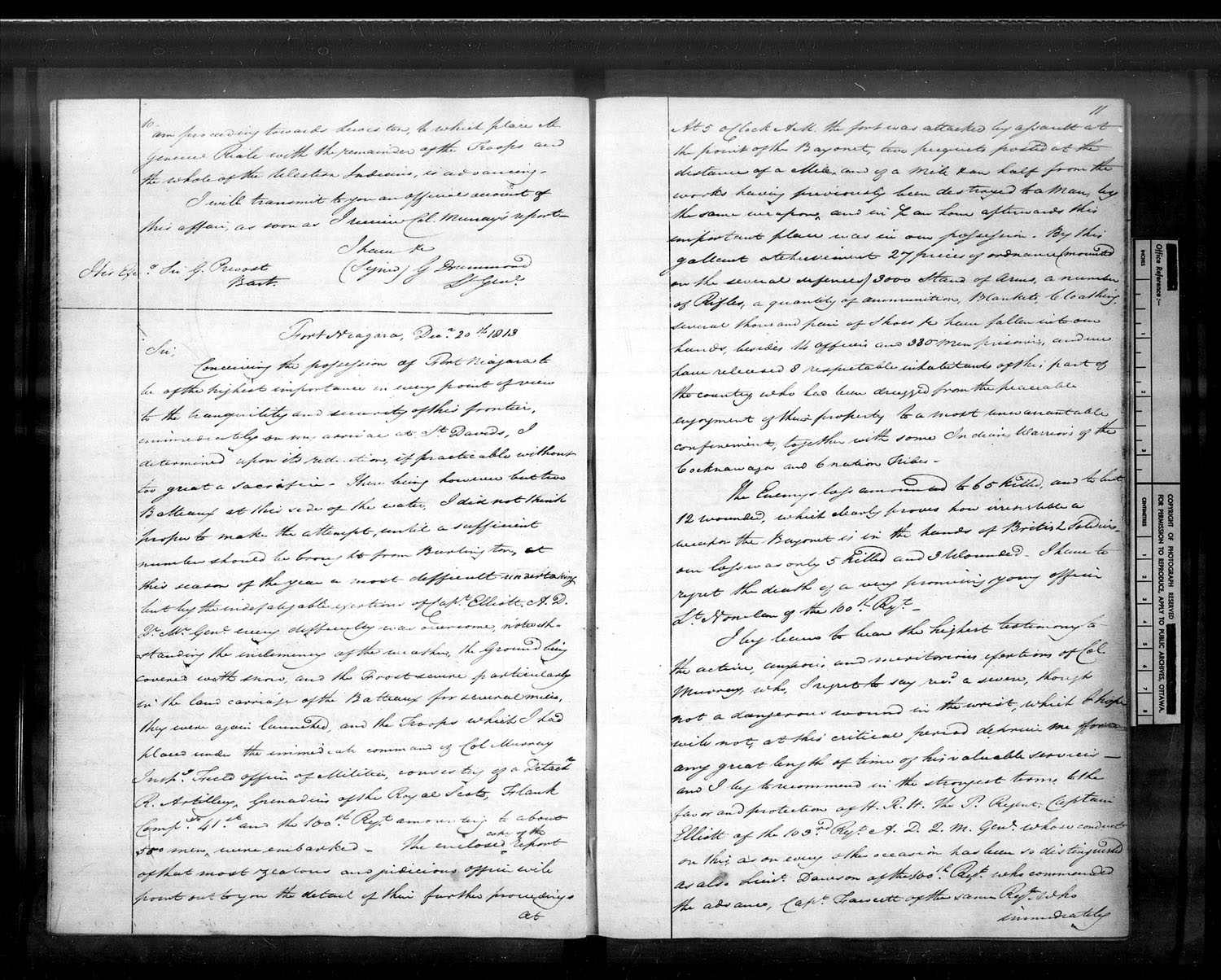 Title: War of 1812: Miscellaneous Records - Mikan Number:  - Microform: c-2226