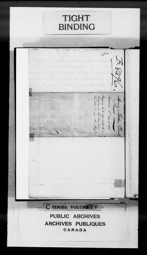 Titre : Archives militaires et navales britanniques (RG 8, srie C) - DOCUMENTS - N d'enregistrement Mikan : 105012 - Microforme : c-2611