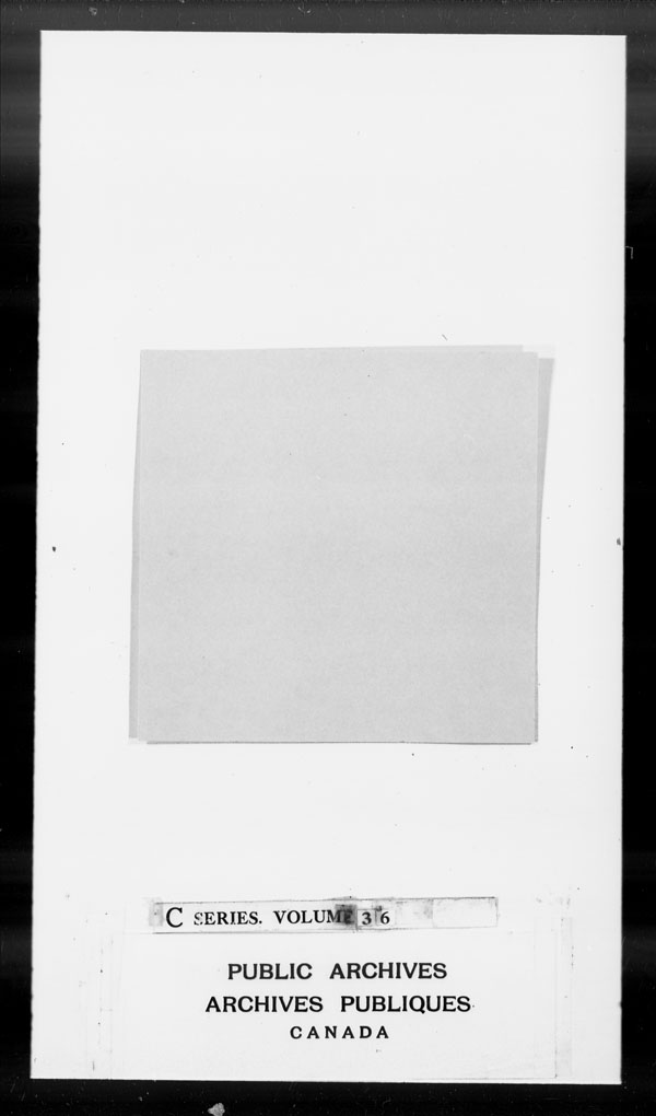 Title: British Military and Naval Records (RG 8, C Series) - DOCUMENTS - Mikan Number: 105012 - Microform: c-2615