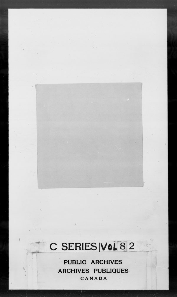 Title: British Military and Naval Records (RG 8, C Series) - DOCUMENTS - Mikan Number: 105012 - Microform: c-2644