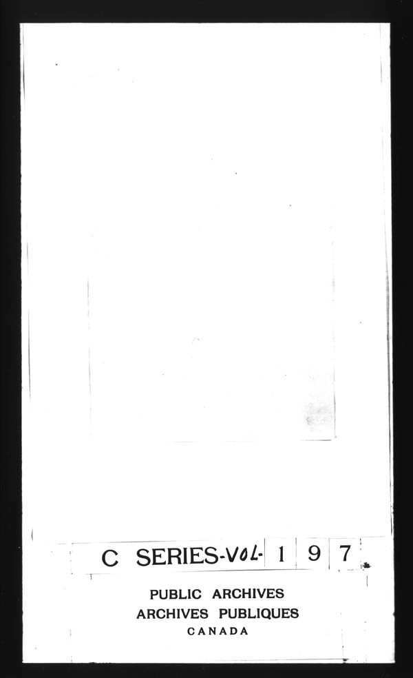 Titre : Archives militaires et navales britanniques (RG 8, srie C) - DOCUMENTS - N d'enregistrement Mikan : 105012 - Microforme : c-2781