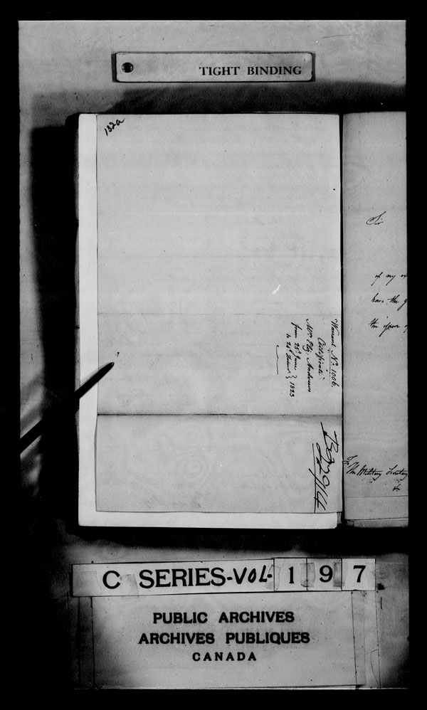 Title: British Military and Naval Records (RG 8, C Series) - DOCUMENTS - Mikan Number: 105012 - Microform: c-2782