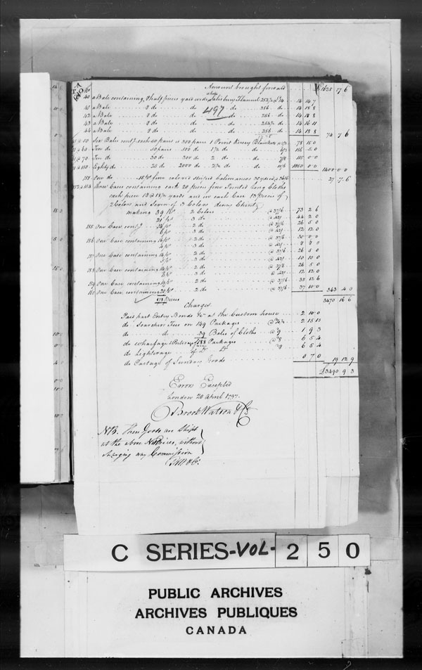 Title: British Military and Naval Records (RG 8, C Series) - DOCUMENTS - Mikan Number: 105012 - Microform: c-2849
